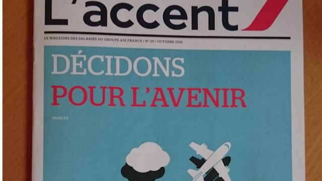 Air France // Copywriting // Internal newspaper